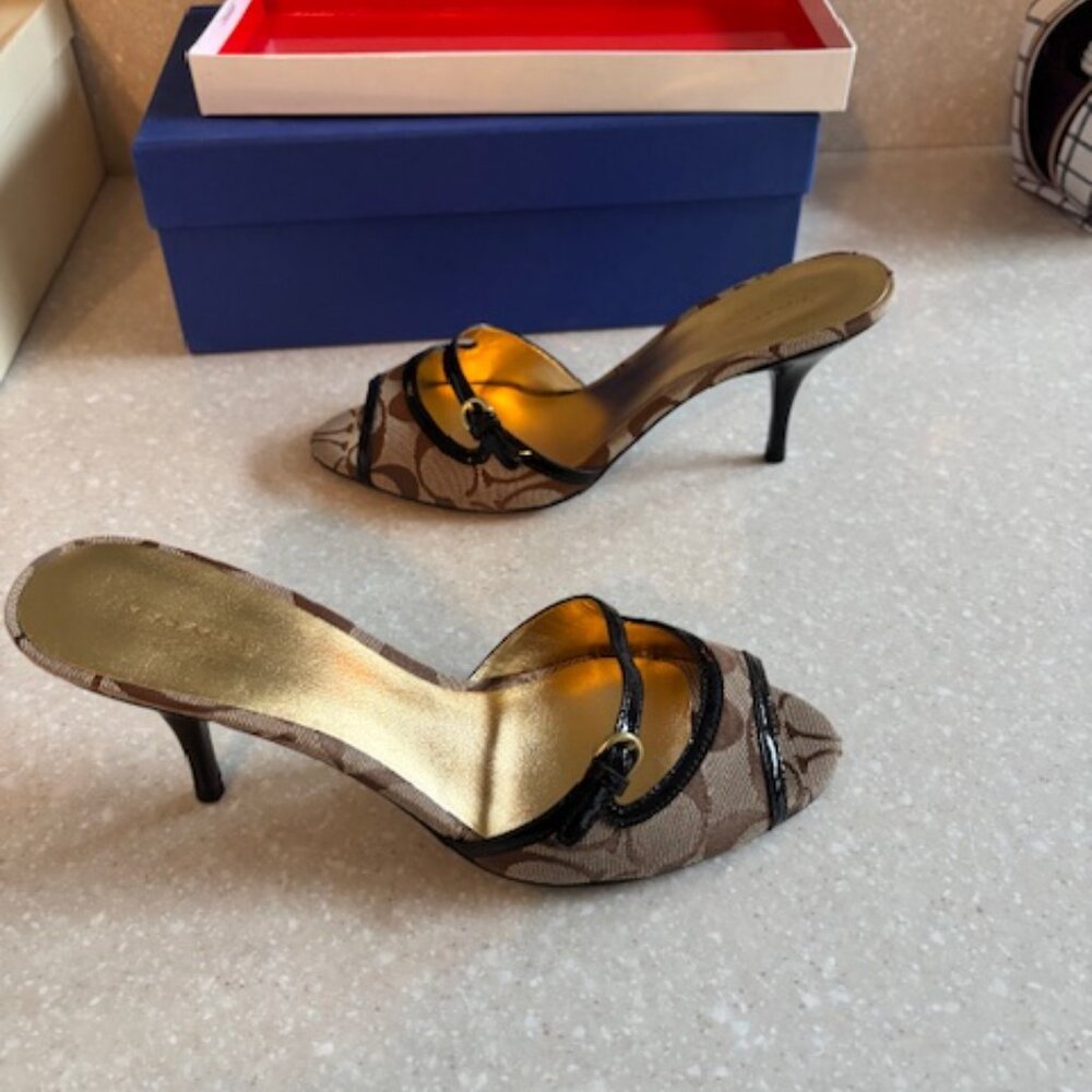 COACH kitten heels